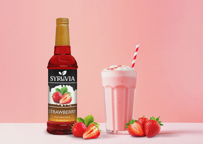 Syruvia Strawberry Milkshake