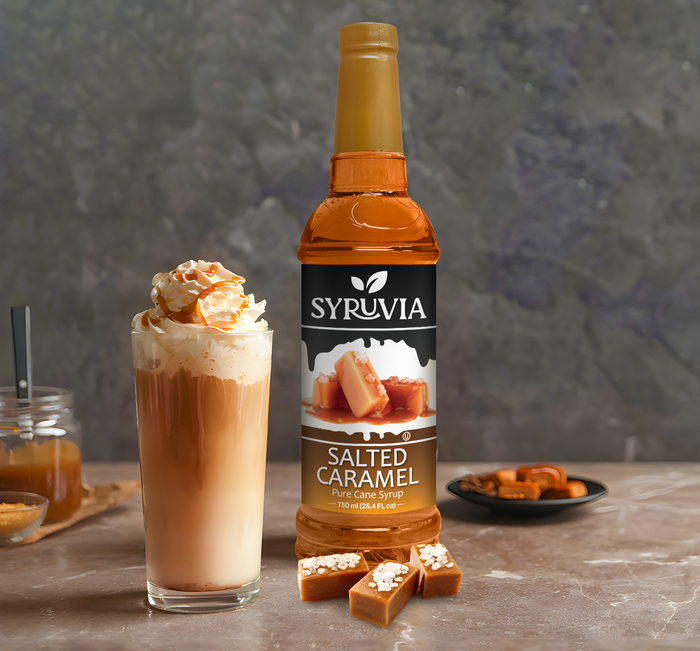 Salted Caramel Frappe Made Simple