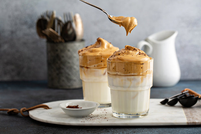Vanilla Dalgona Coffee Step-by-Step