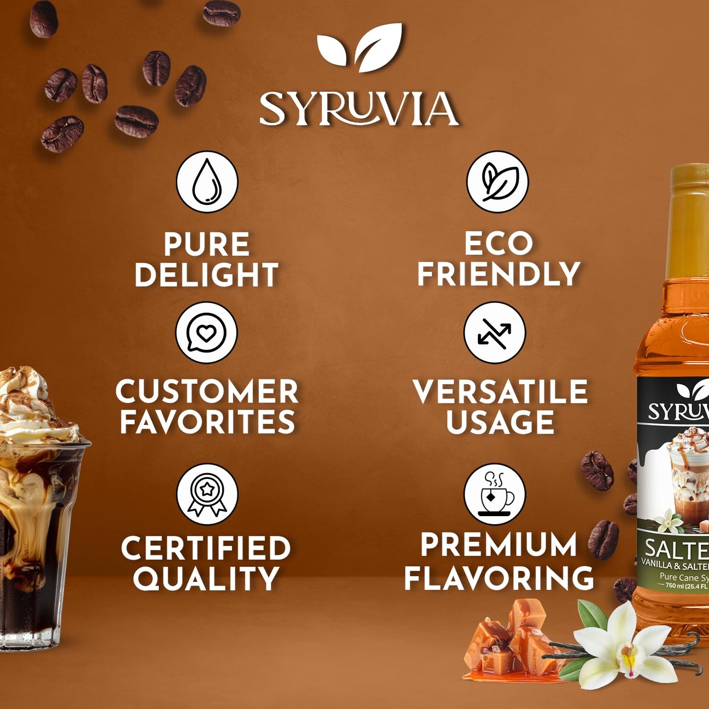 SALTELLA Syrup Vanilla Salted Caramel