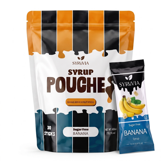 Sugar Free Banana Syrup Pouches