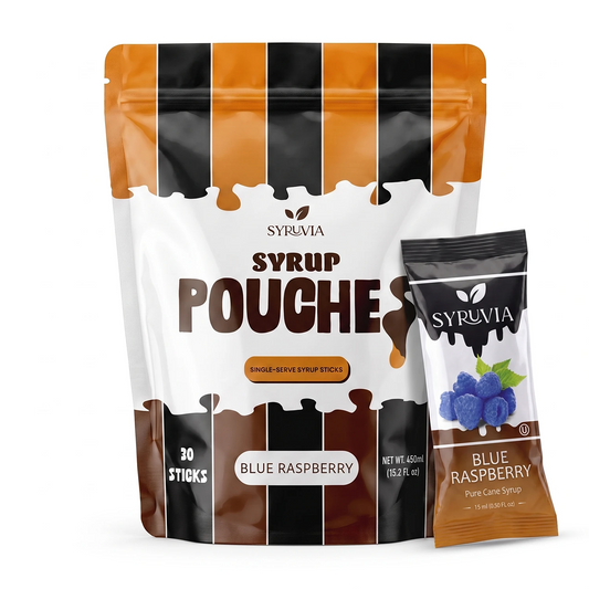 Blue Raspberry Syrup Pouches