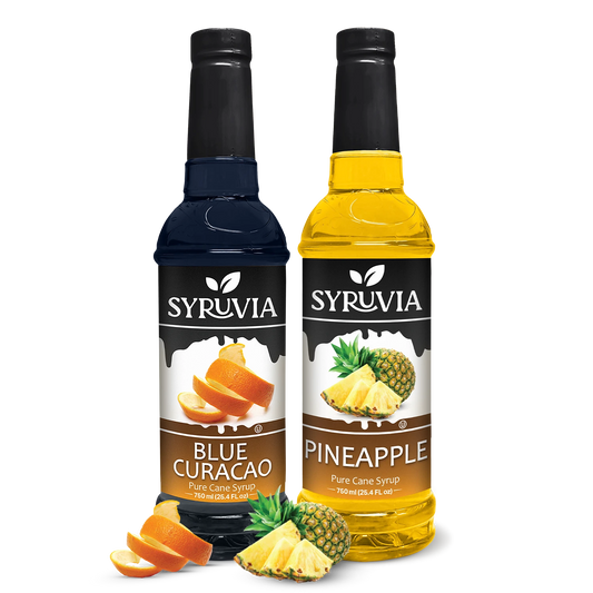 Blue Curacao Syrup Pineapple Syrup