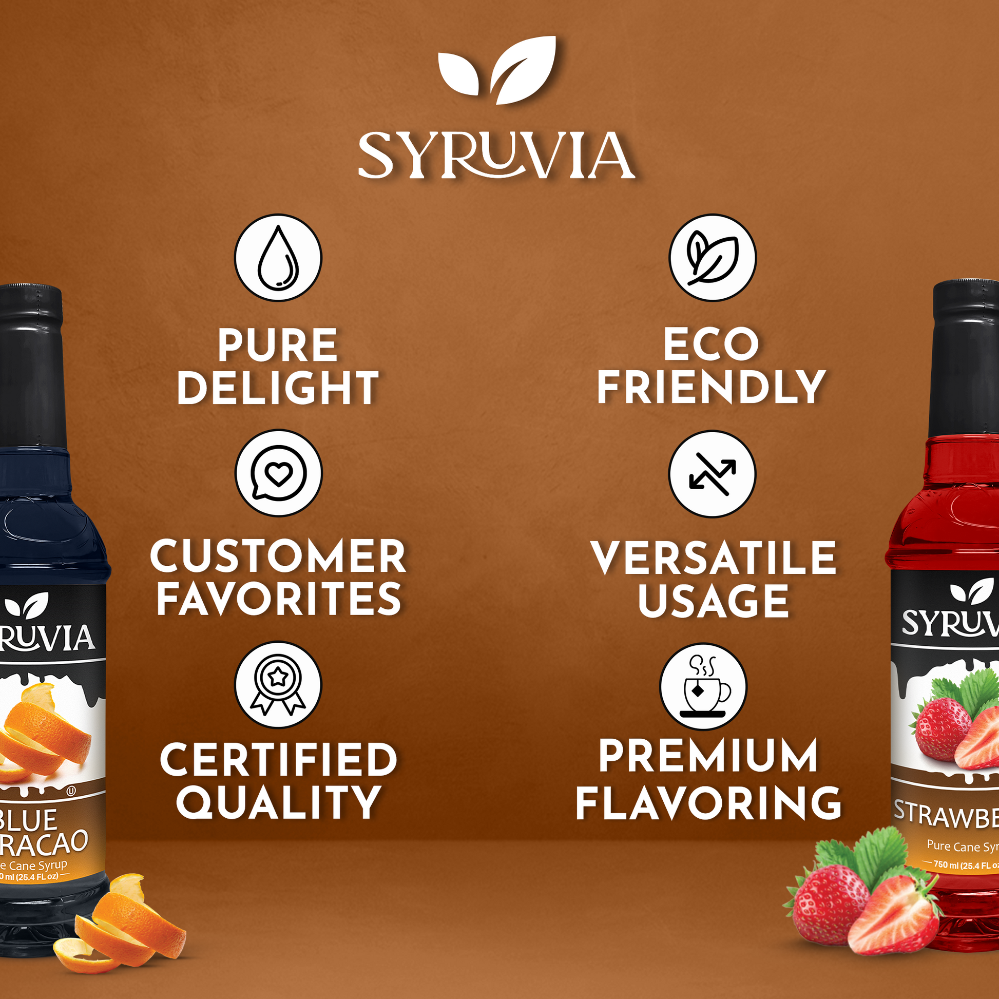 Blue Curacao Syrup Strawberry Syrup for Drinks