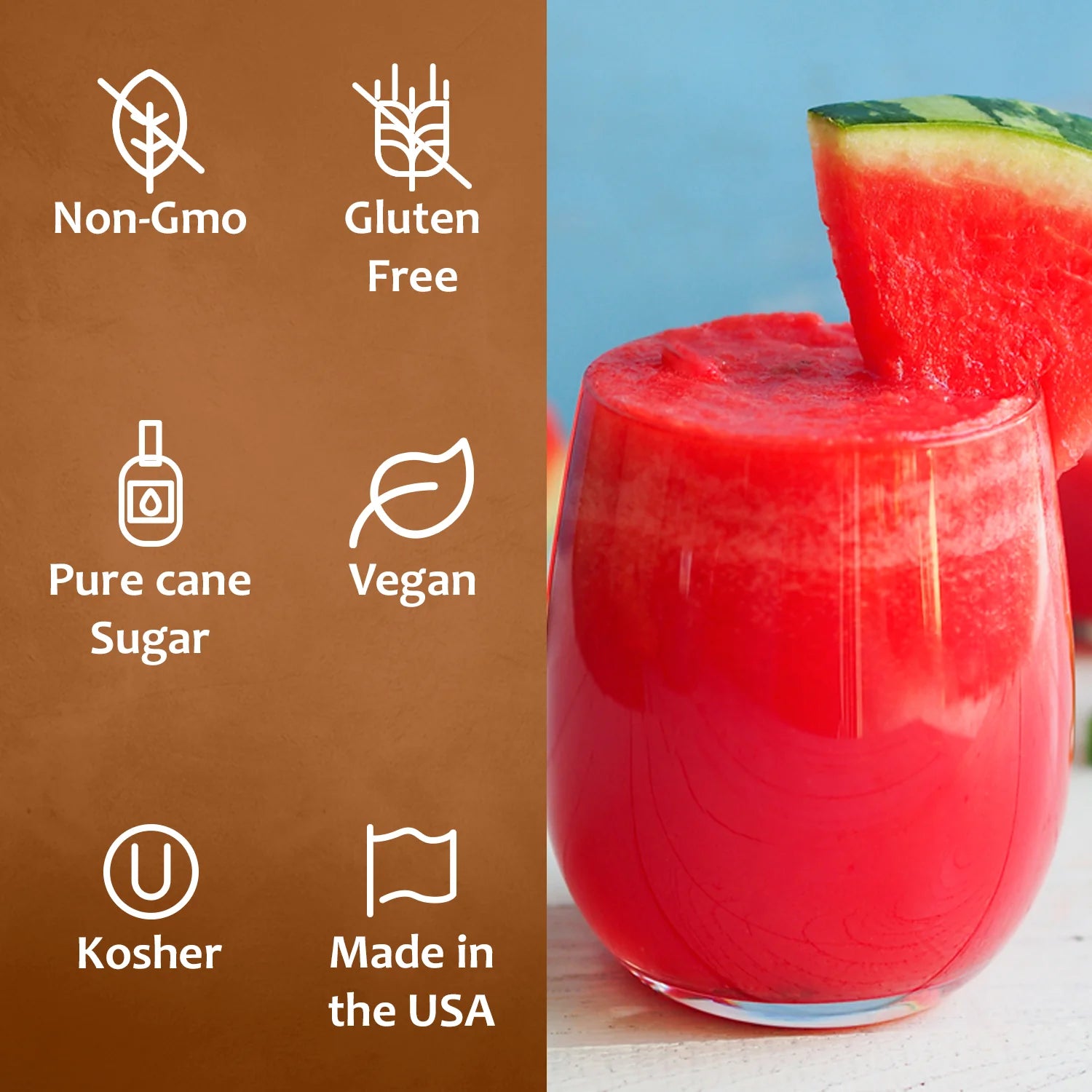 Blue Raspberry watermelon mint syrup