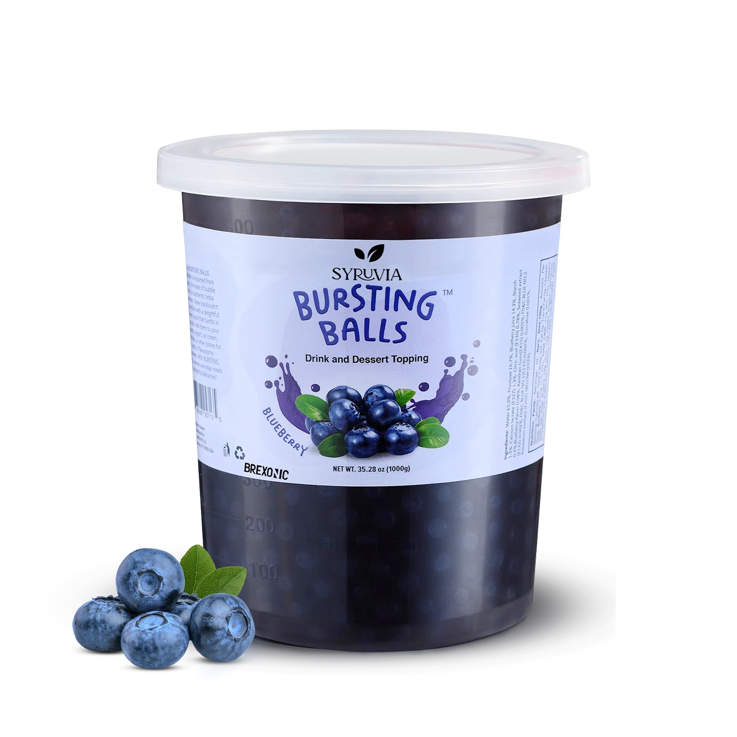 Blueberry bursting Balls