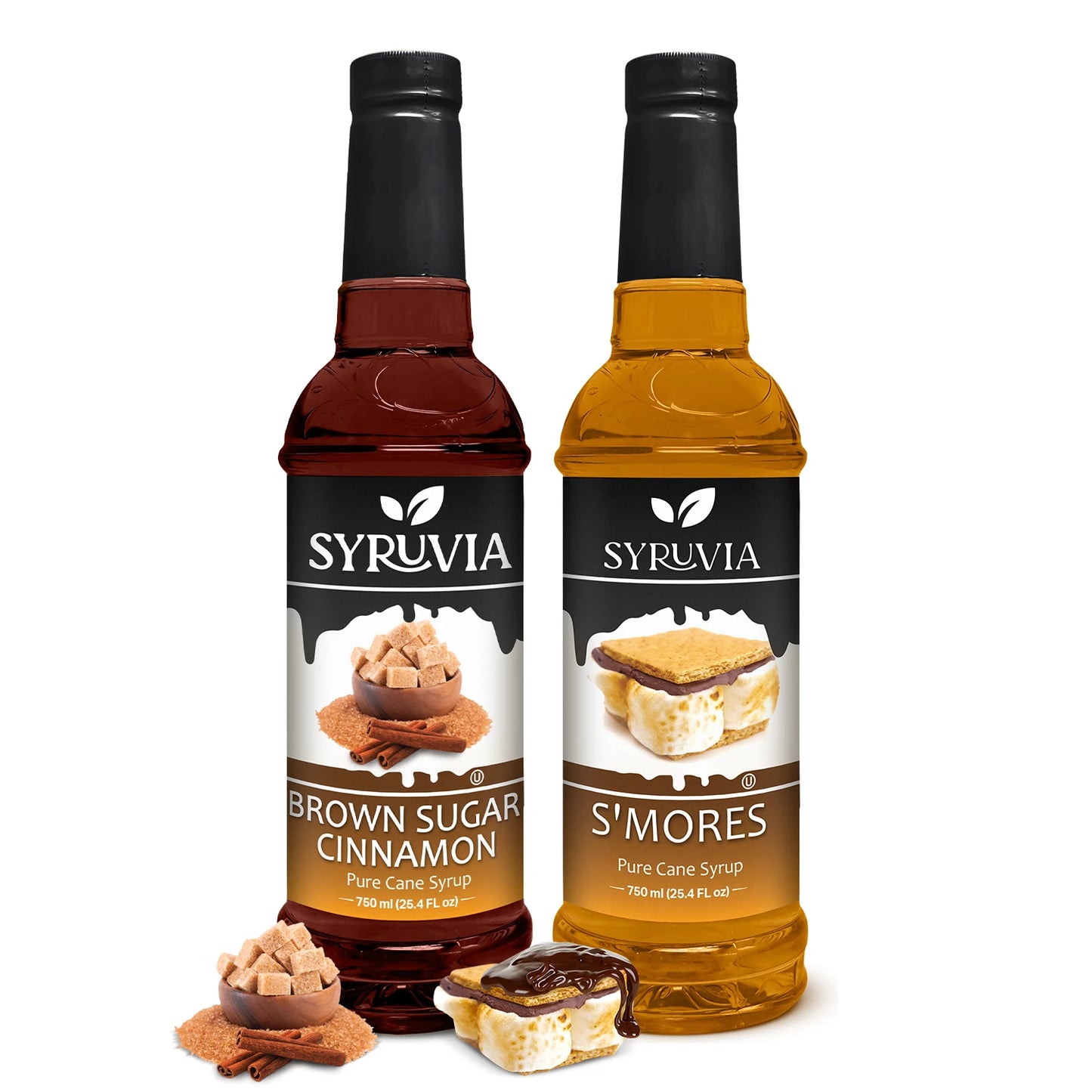 Variety Pack, Brown Sugar Cinnamon, and Smores Syrup