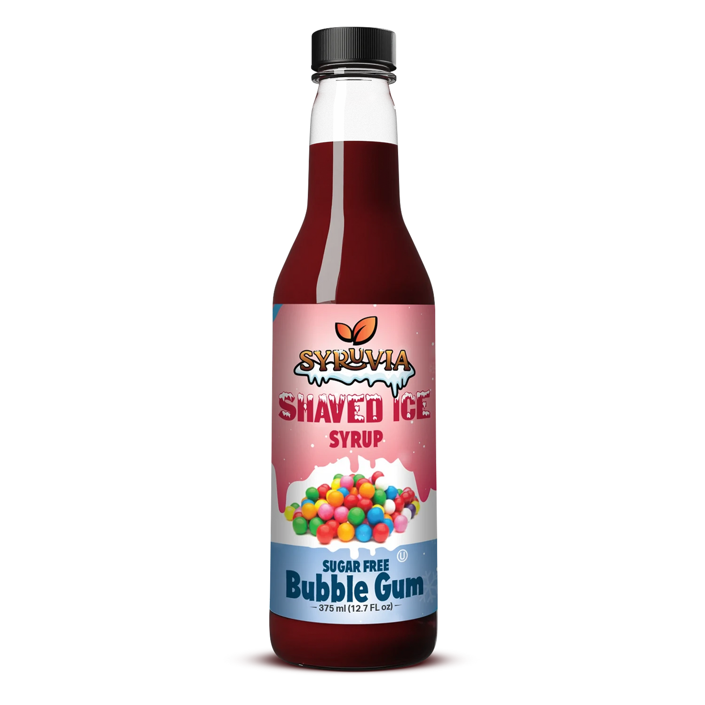 Sugar-Free Shaved Ice Bubble Gum Syrup