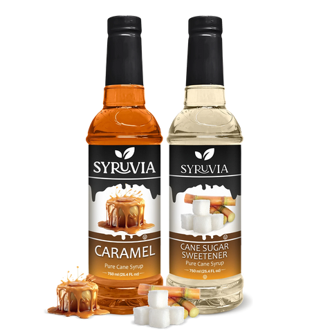 Variety Pack, Caramel, and Cane Sugar Sweetener Syrup