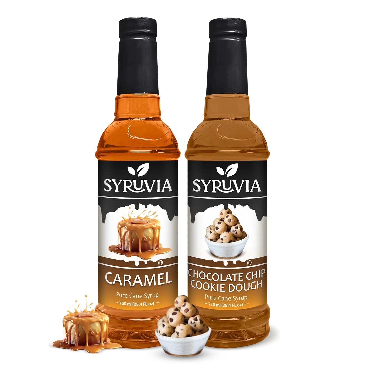 Caramel Syrup Chocolate Chip Cookie Dough Syrup