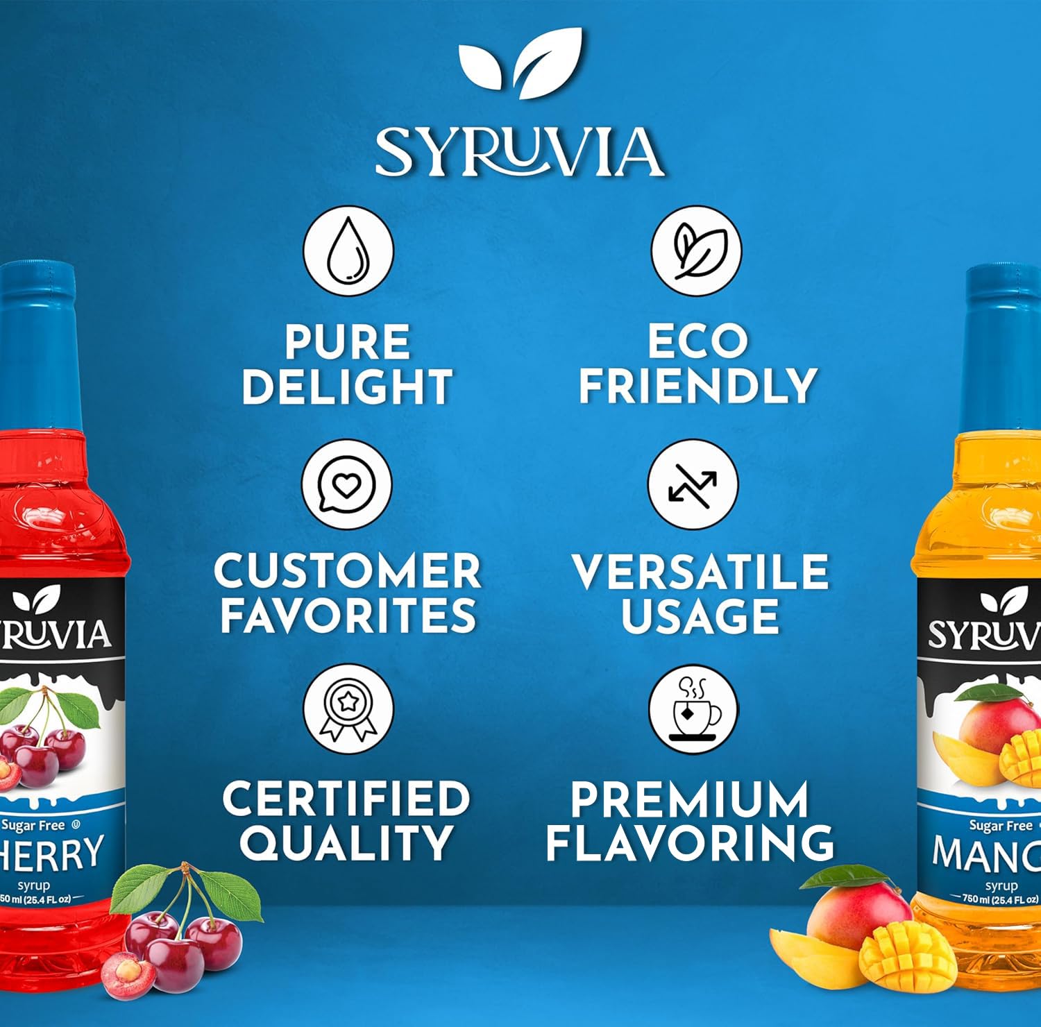 Cherry mango Cocktail  syrup sugar free