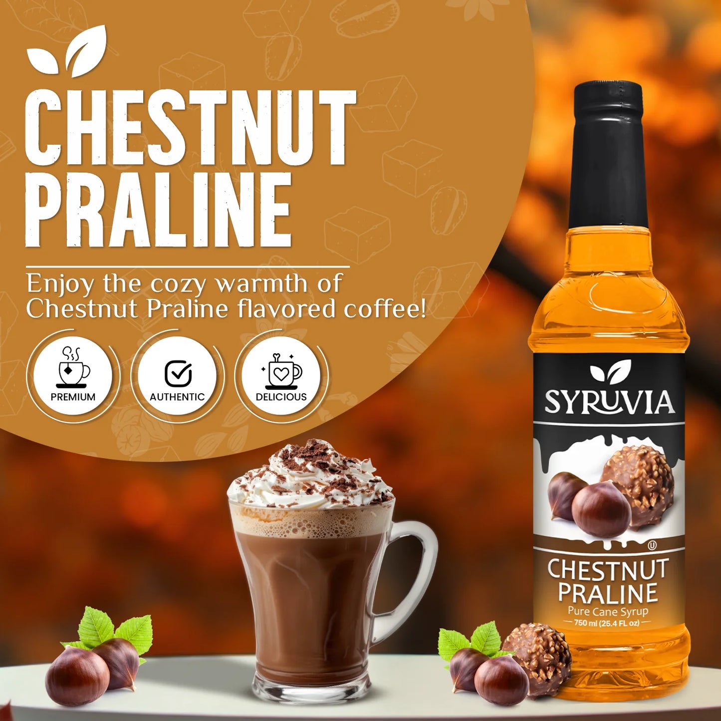 Chestnut Praline Syrup