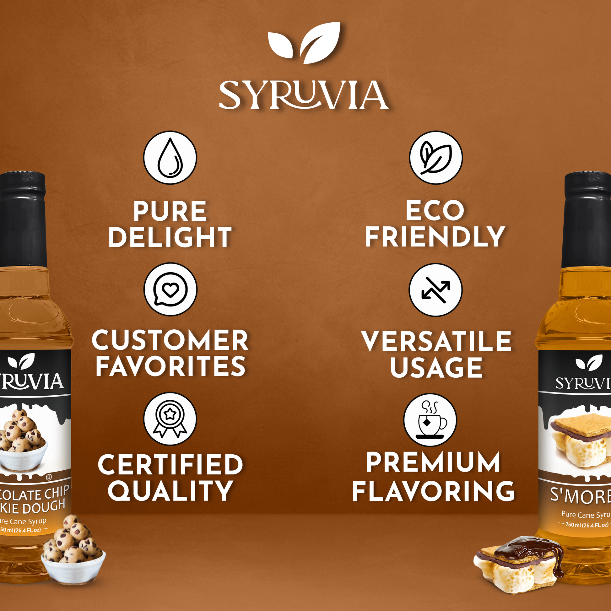 Chocolate Chip Cookie Dough Coffee Syrup S’mores Coffee Syrup