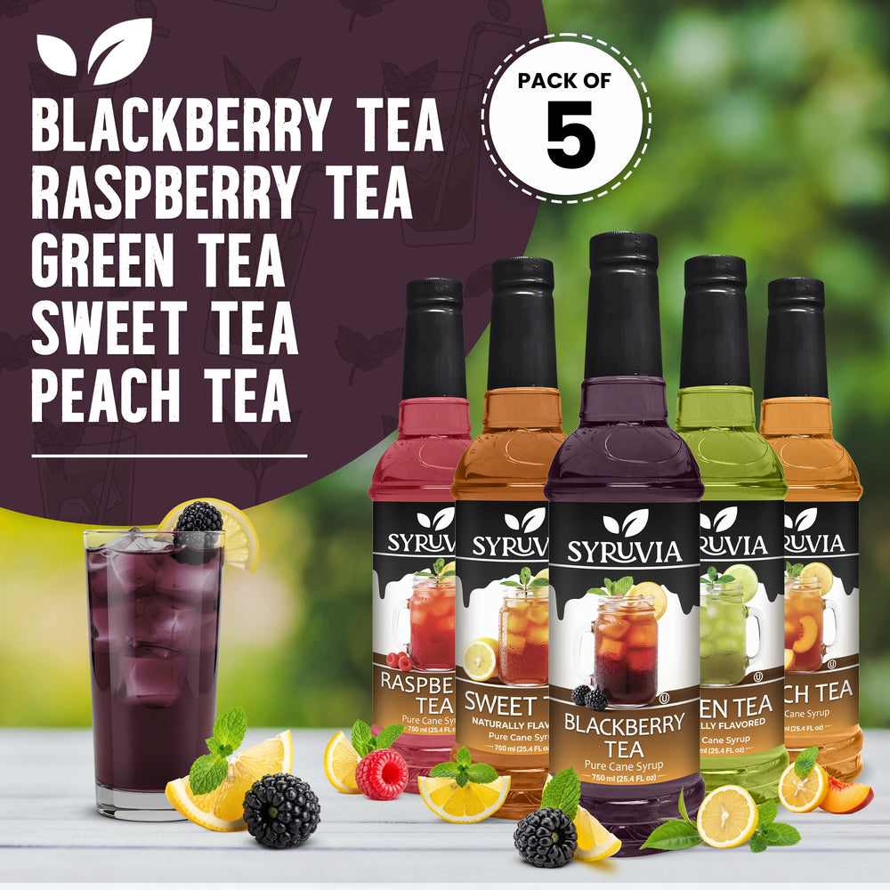 Syruvia Tea Flavor Collection