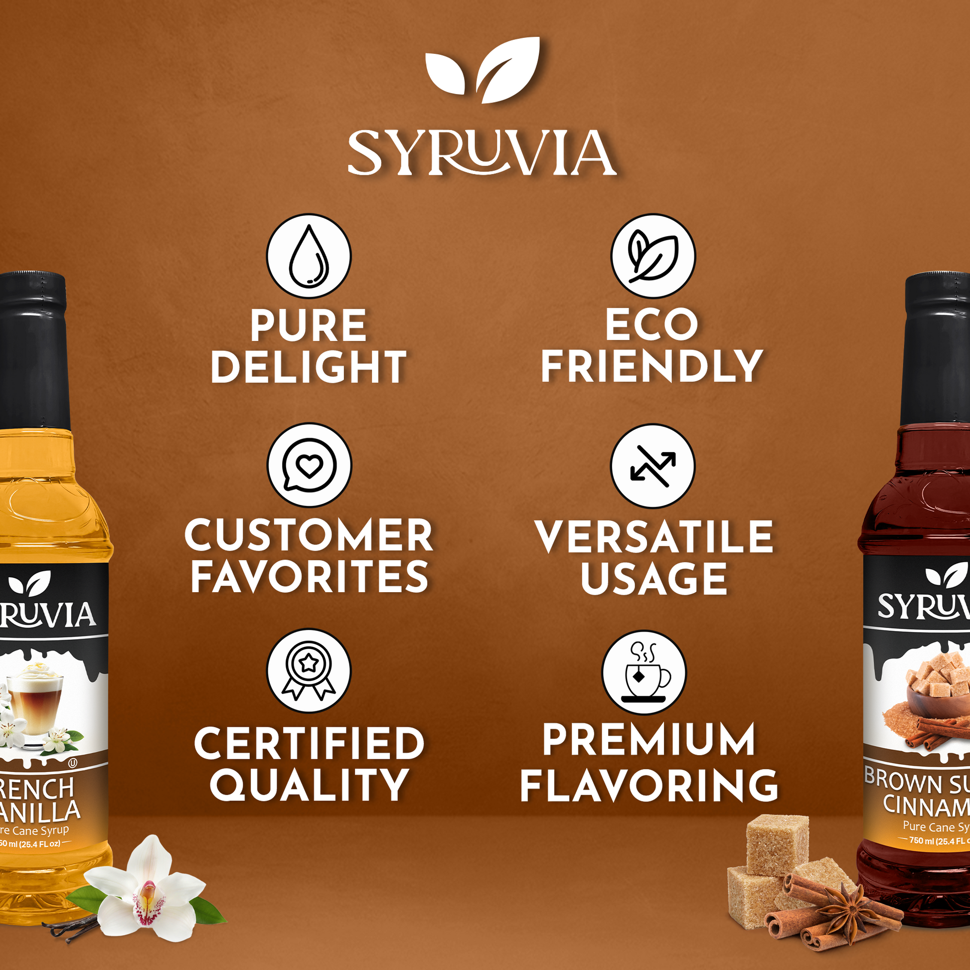 French Vanilla Coffee Syrup Brown Sugar Cinnamon Coffee Syrup