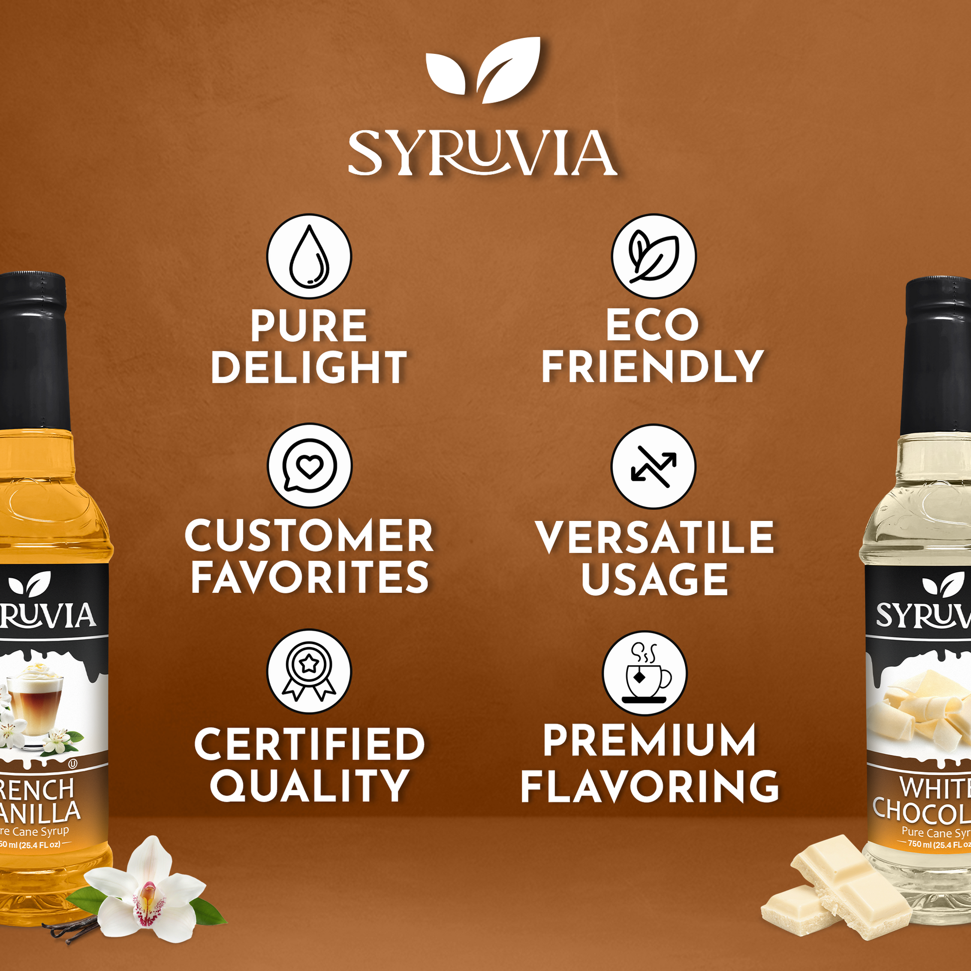 French Vanilla Syrup White Chocolate Syrup for Drinks