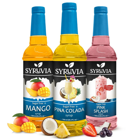 Fruty Sugar Free Flavors (Mango, Pina Colada & Pink Splash)