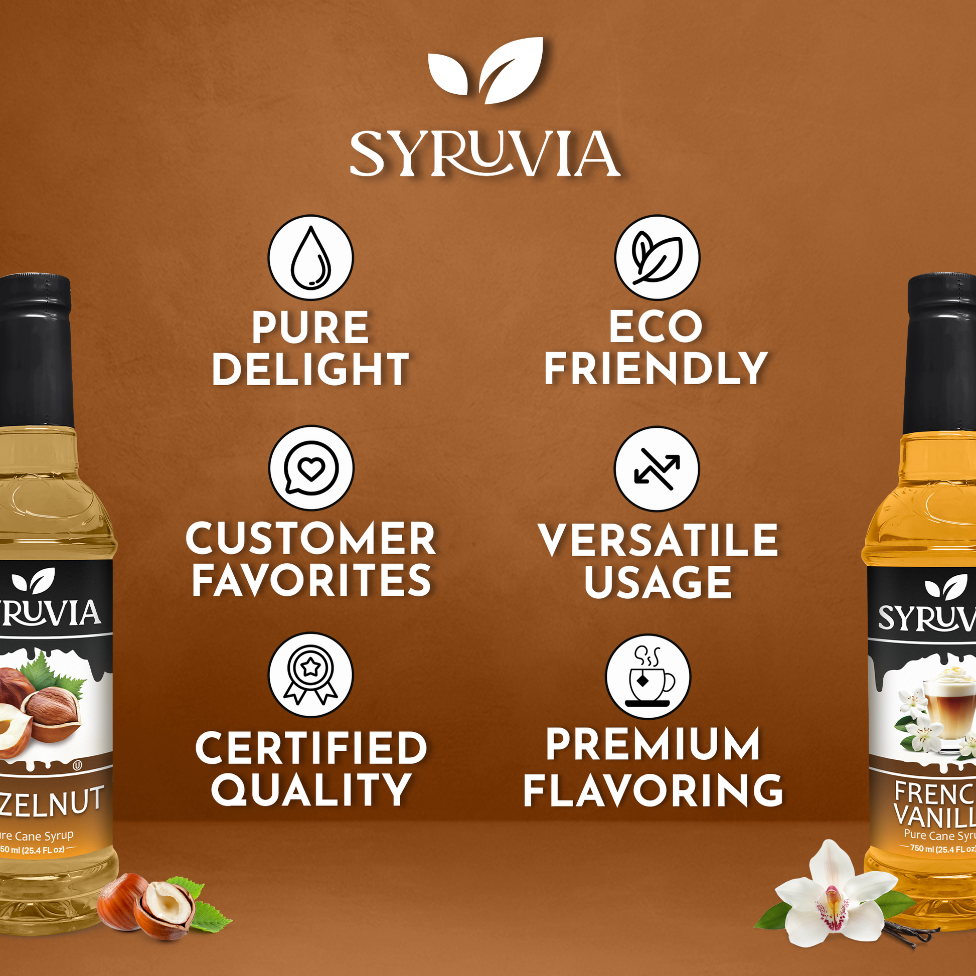 Hazelnut Coffee Syrup French Vanilla Coffee Syrup