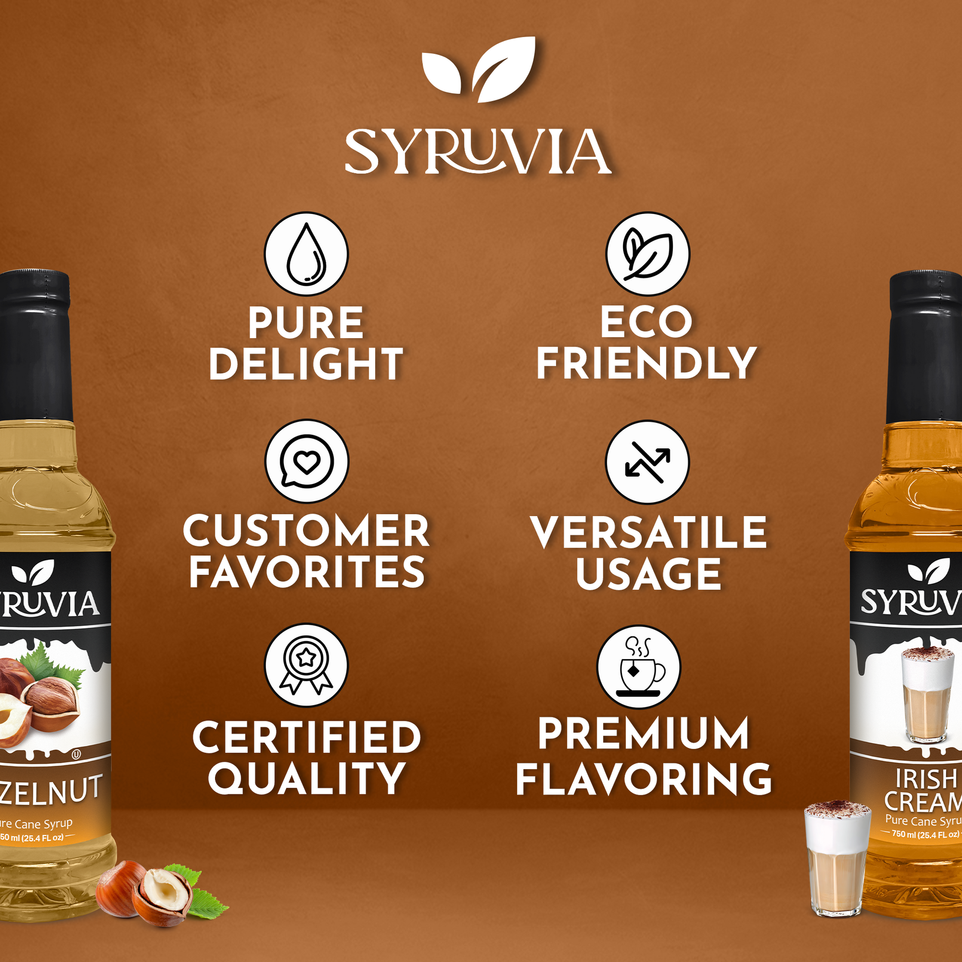 Hazelnut Coffee Syrup Irish Cream Coffee Syrup