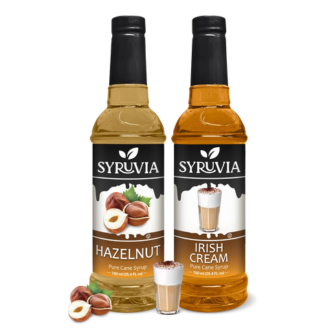 Variety Pack, Hazelnut, and Irish Cream Syrup