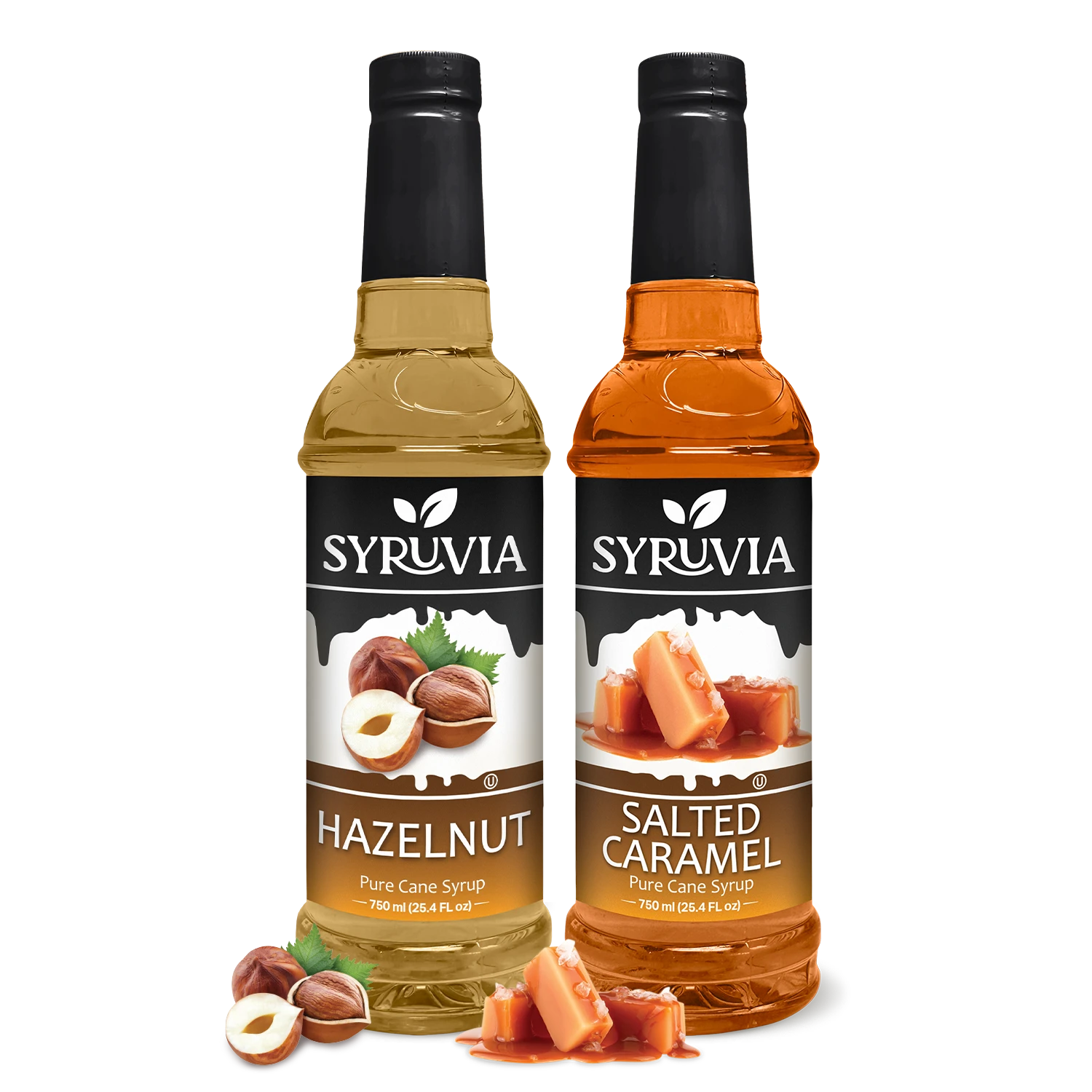 Hazelnut Syrup Salted Caramel Syrup