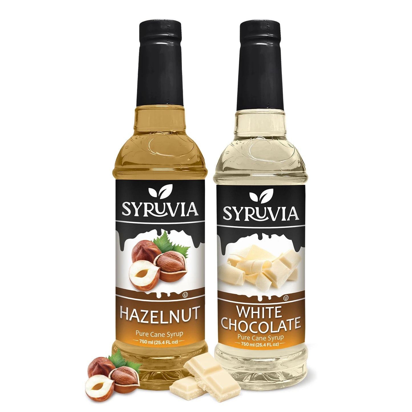 Variety Pack, Hazelnut, and White Chocolate Syrup