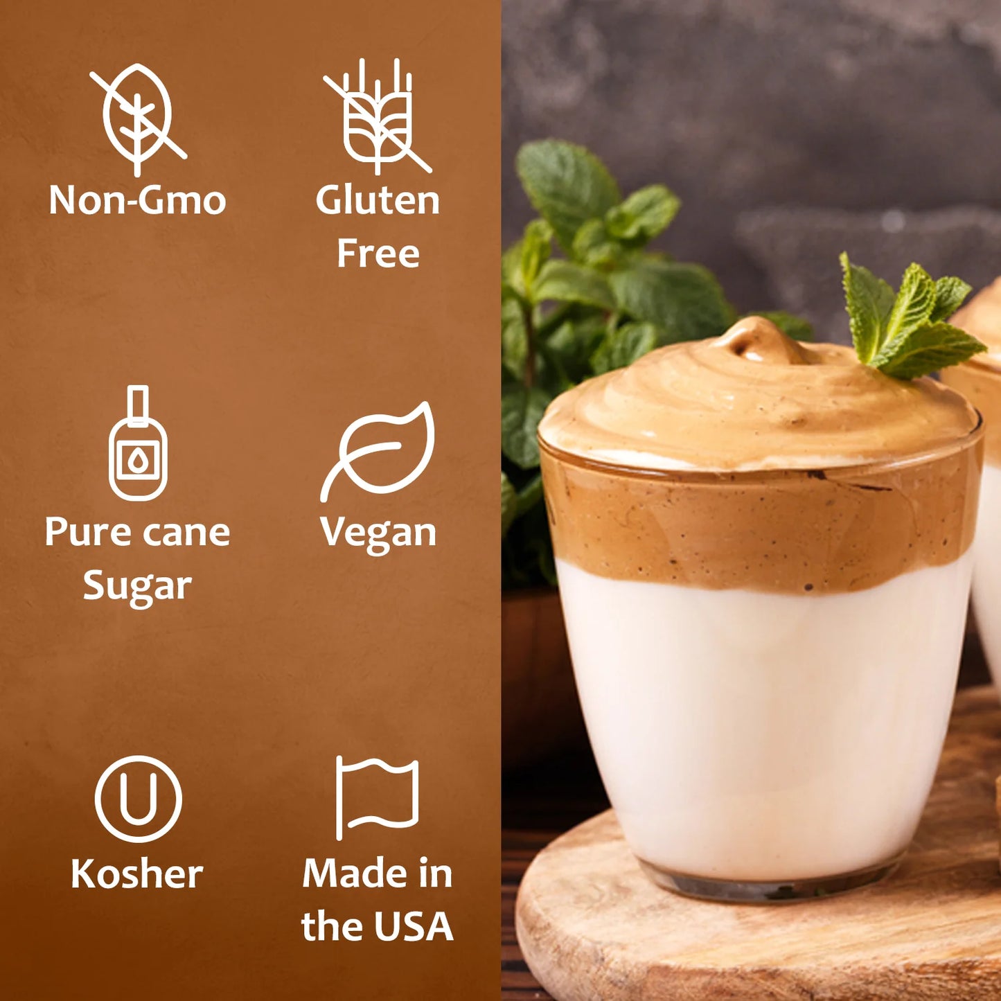 Irish Cream Brown Sugar Cinnamon  Coconut Peppermint syrup for coffee