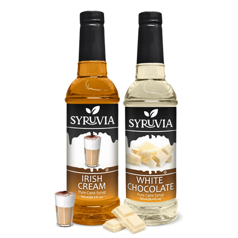 Variety Pack, Irish Cream, and White Chocolate Syrup