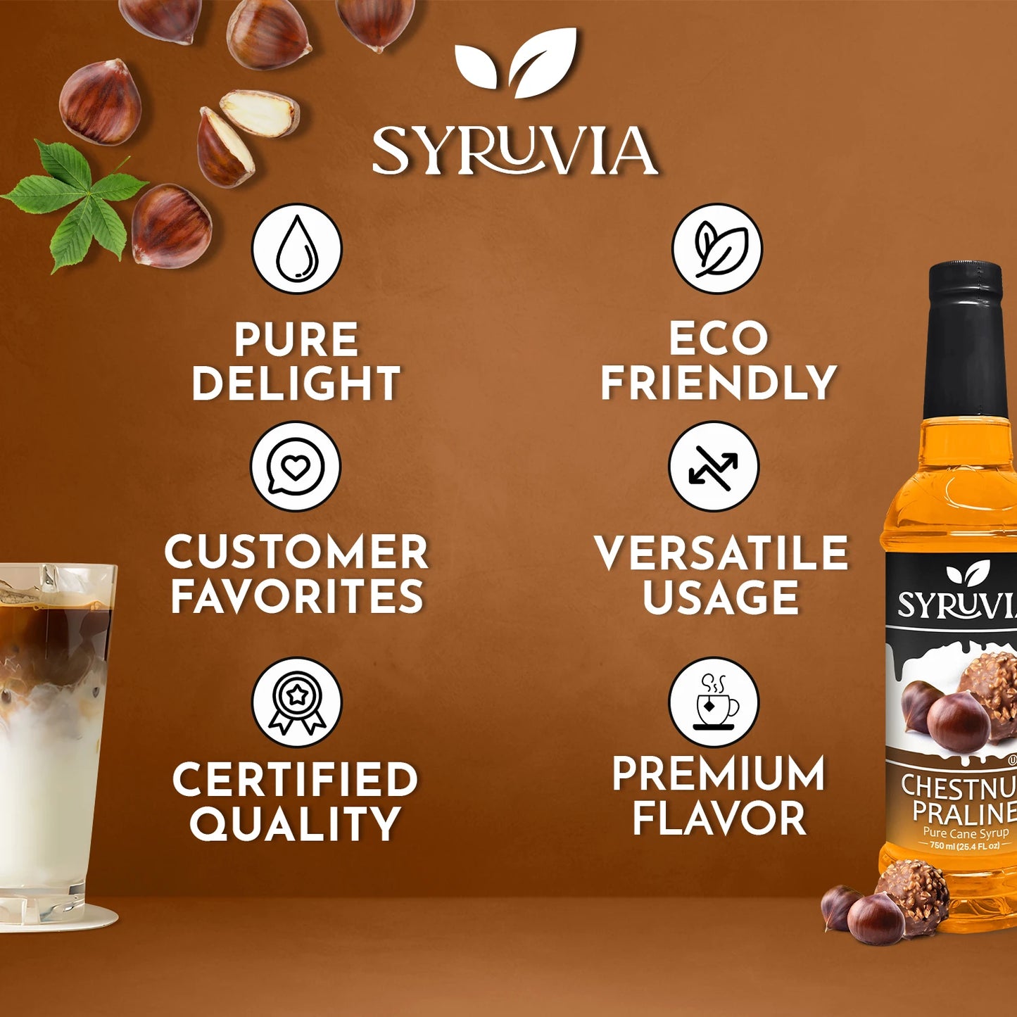 Chestnut Praline Syrup