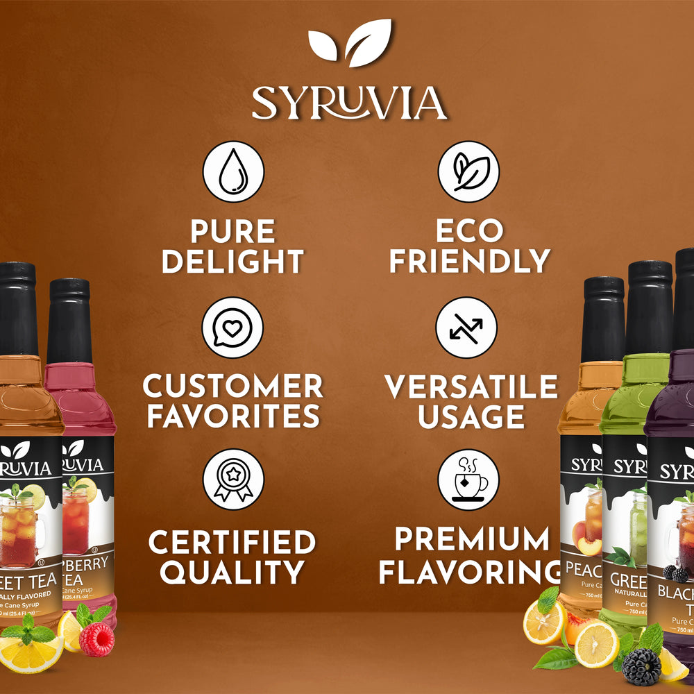 Syruvia Tea Flavor Collection