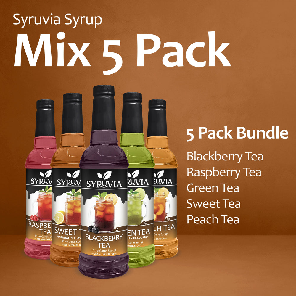 Syruvia Tea Flavor Collection
