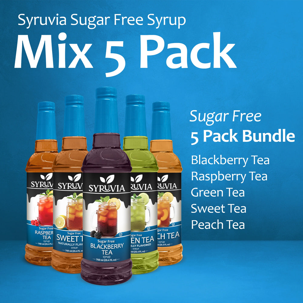 Syruvia Sugar Free Tea Flavor Collection