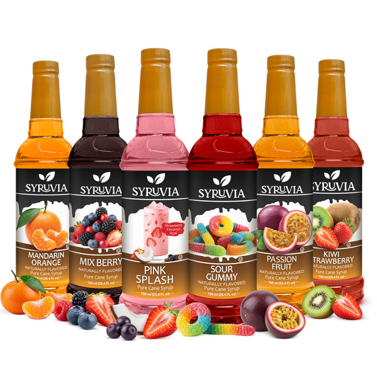 Syruvia Mix Case - Fruity Bliss Edition (6 Pack)