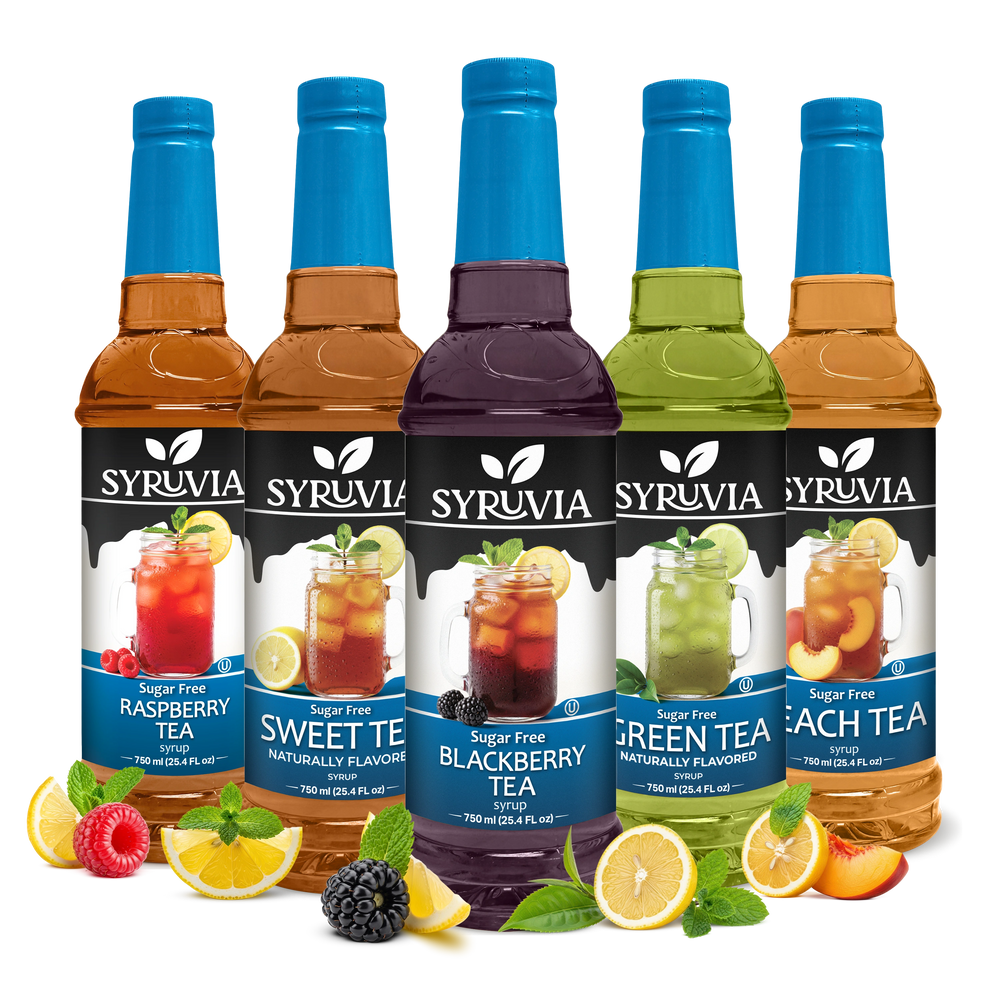 Syruvia Sugar Free Tea Flavor Collection