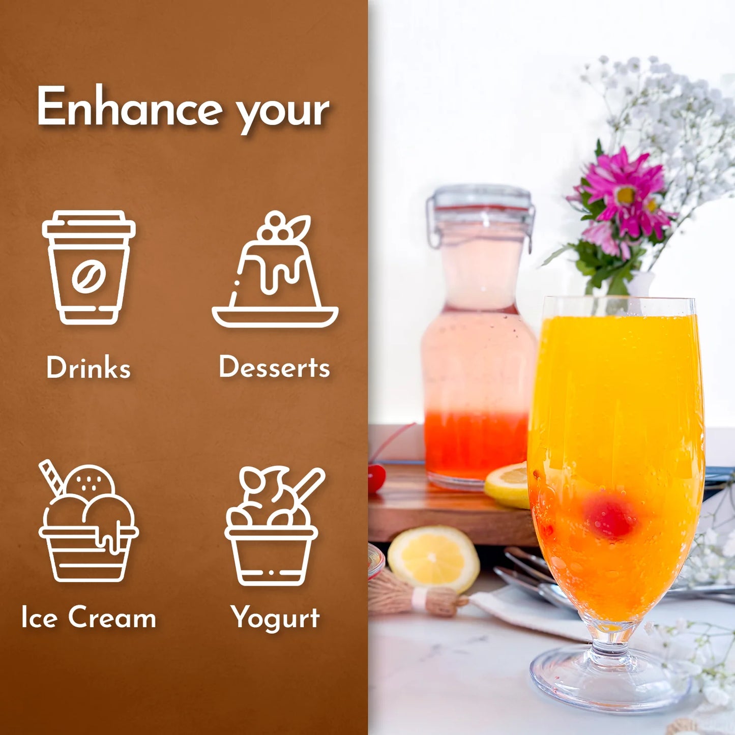 Mango fruit jelly drink