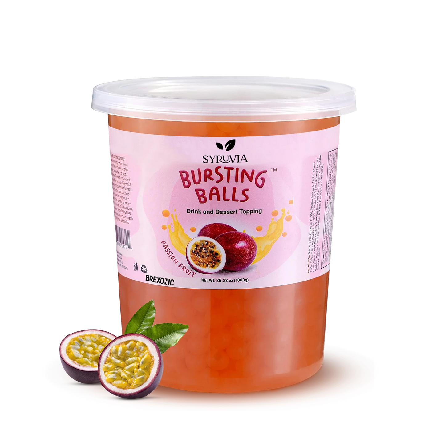 Passion Fruit Bursting Balls