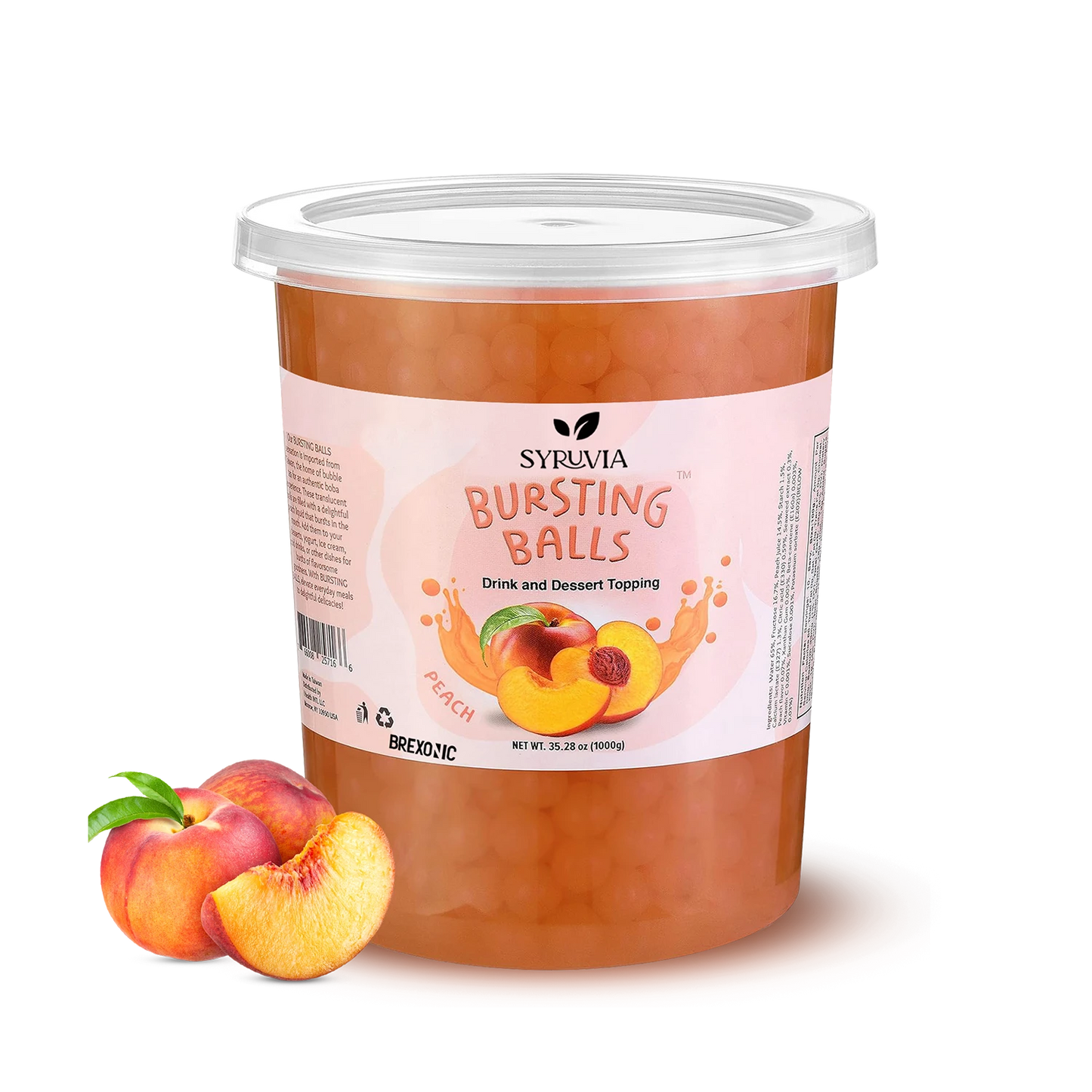Peach Bursting Balls