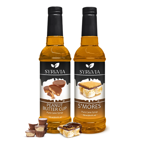 Variety Pack, Peanut Butter Cup, and Smores Syrup