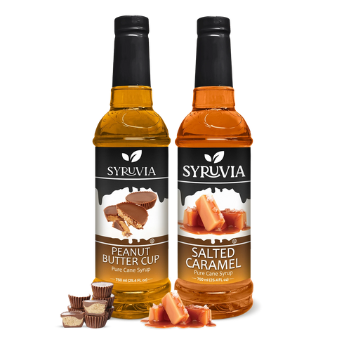 Variety Pack, Peanut Butter Cup, and Salted Caramel Syrup