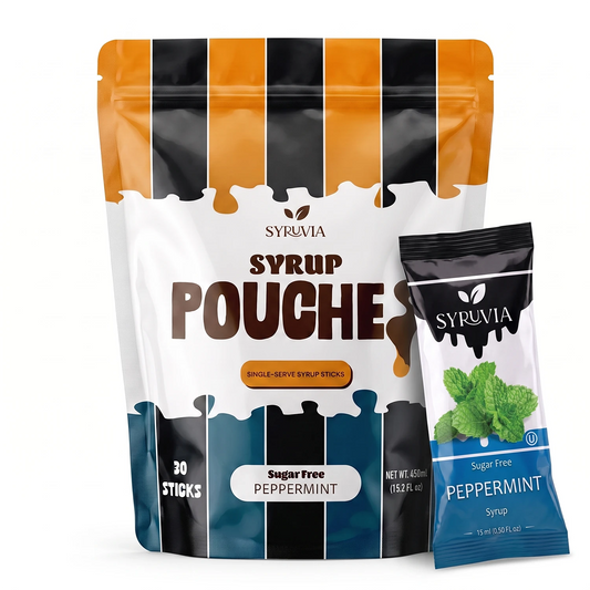 Sugar Free Peppermint Syrup Pouches