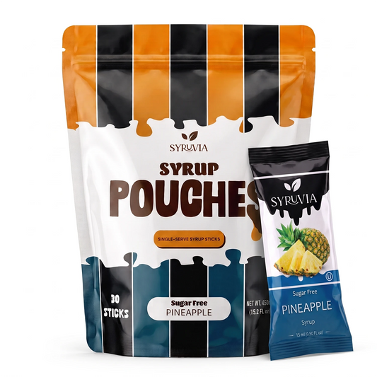 Sugar Free Pineapple Syrup Pouches