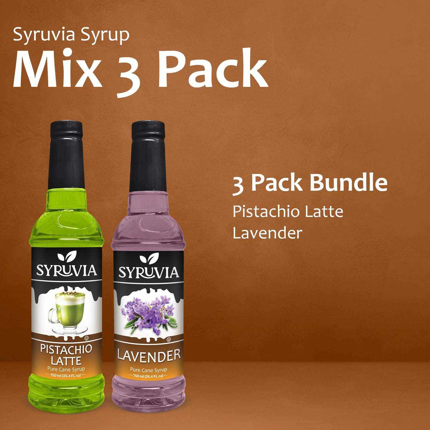 Variety Pack, Pistachio Latte, and Lavender Syrup