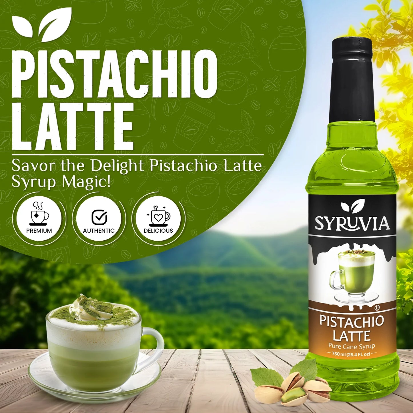 Pistachio Latte Syrup