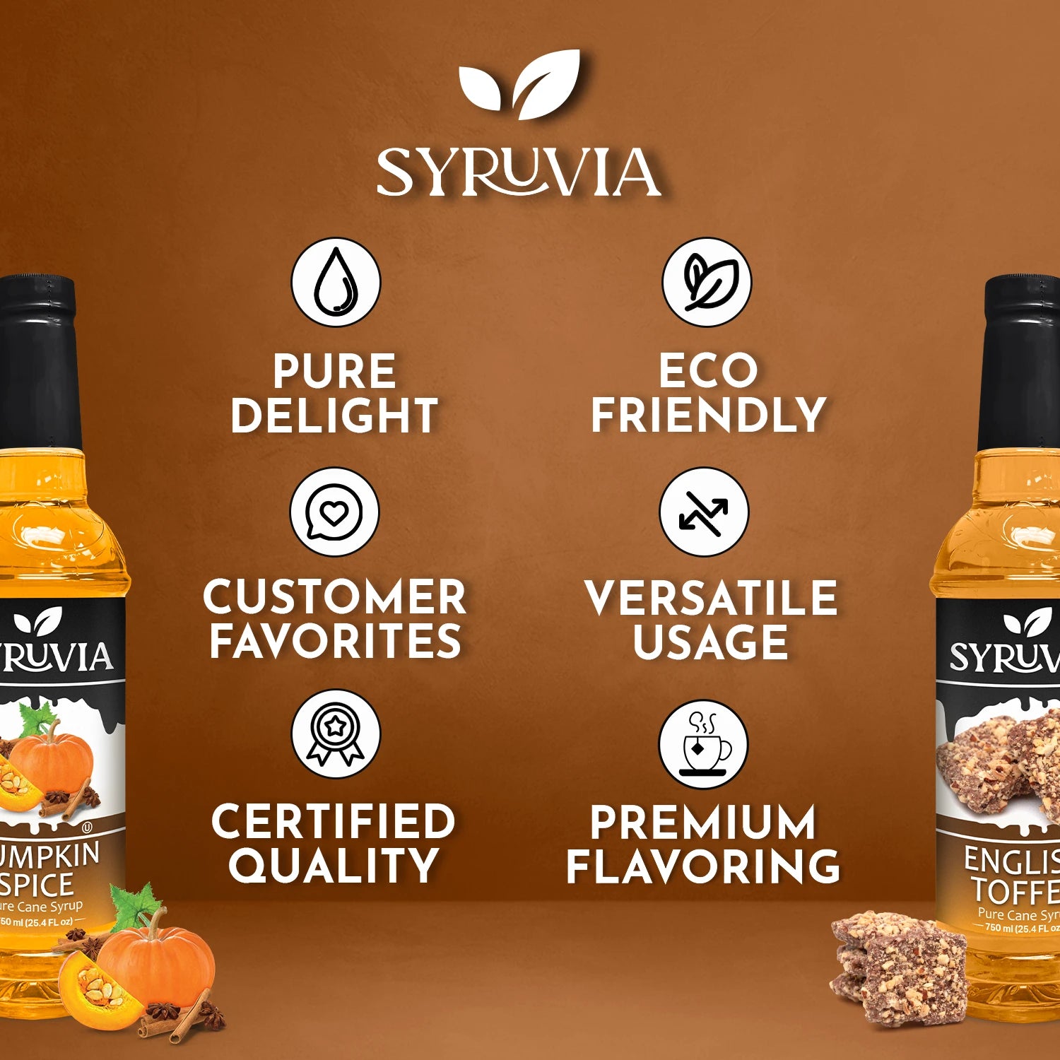 Pumpkin Spice Coffee Syrup English Toffee Coffee Syrup