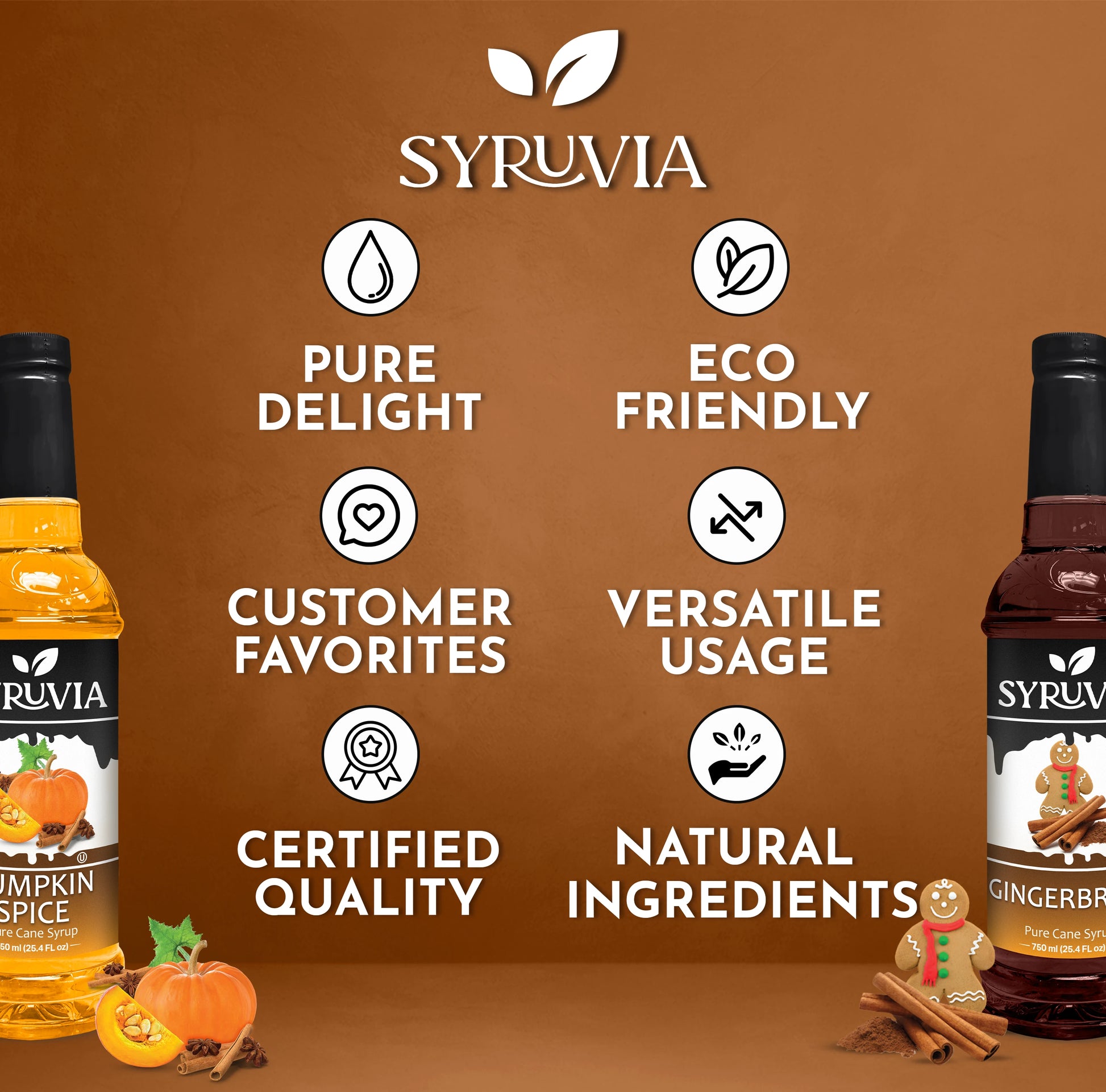 Pumpkin Spice Coffee Syrup Gingerbread Coffee Syrup