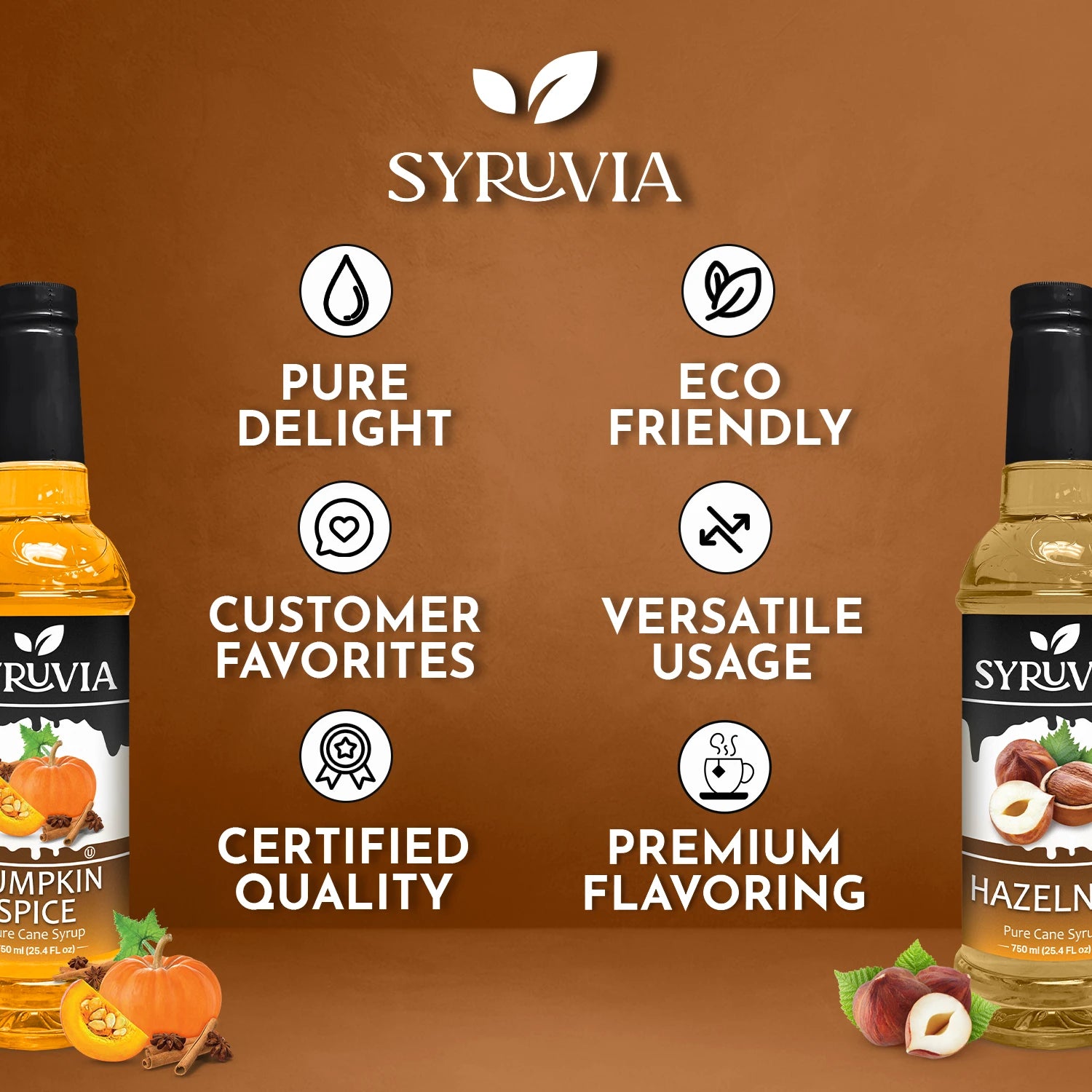 Pumpkin Spice Coffee Syrup Hazelnut Coffee Syrup