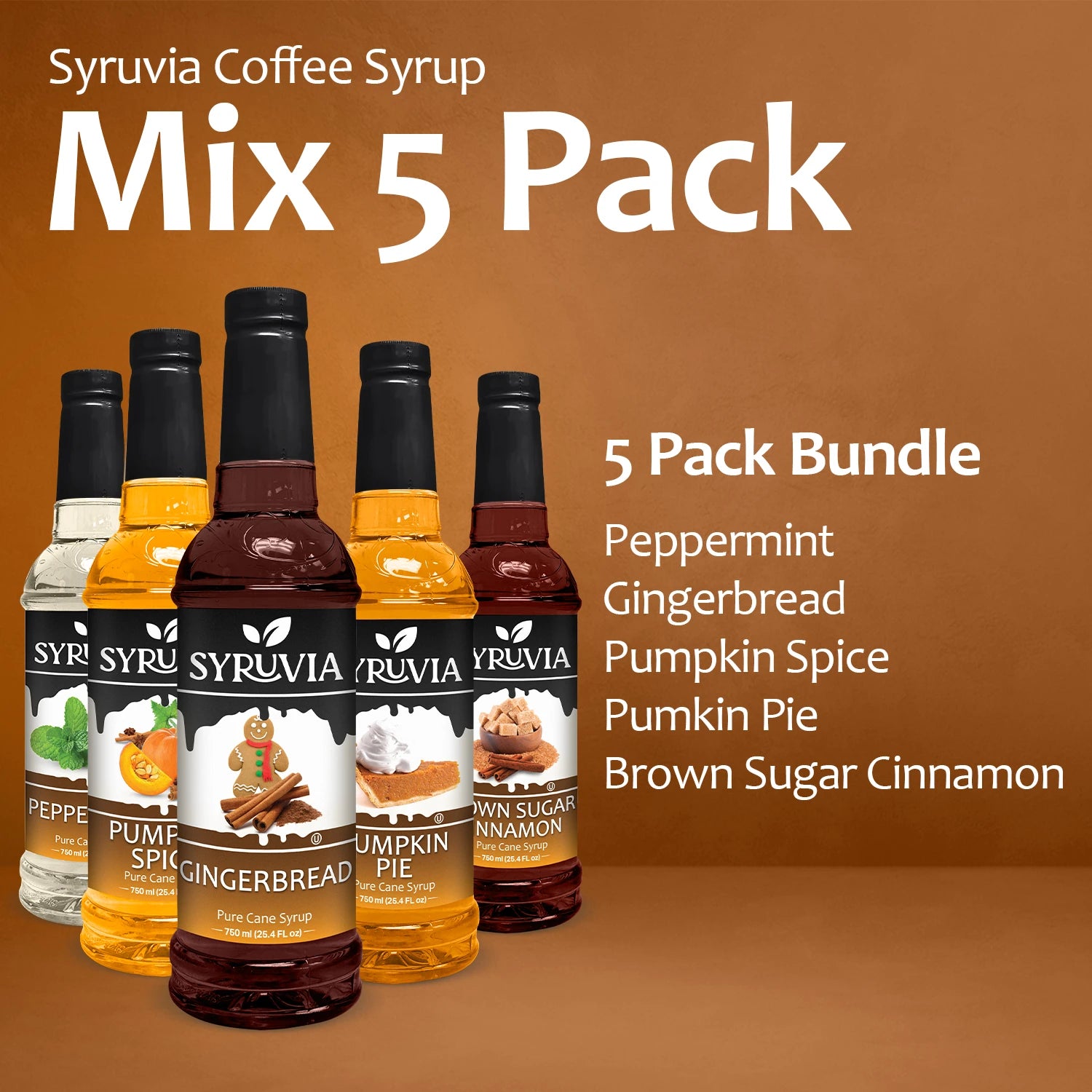 Pumpkin Spice Coffee Syrup Pumpkin Pie Syrup Brown Sugar Cinnamon Syrup Gingerbread Syrup Peppermint Syrup