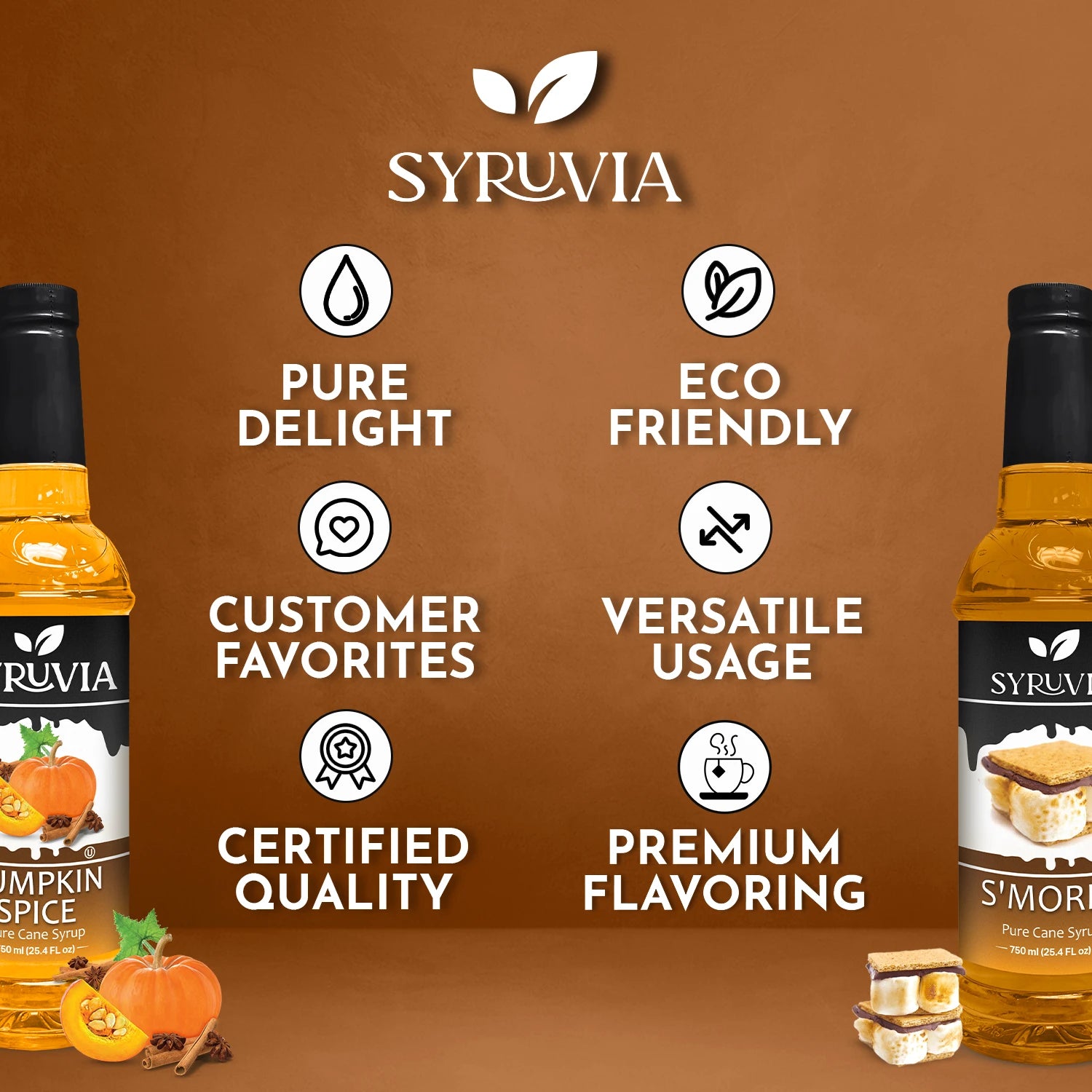 Pumpkin Spice Coffee Syrup S'mores Coffee Syrup