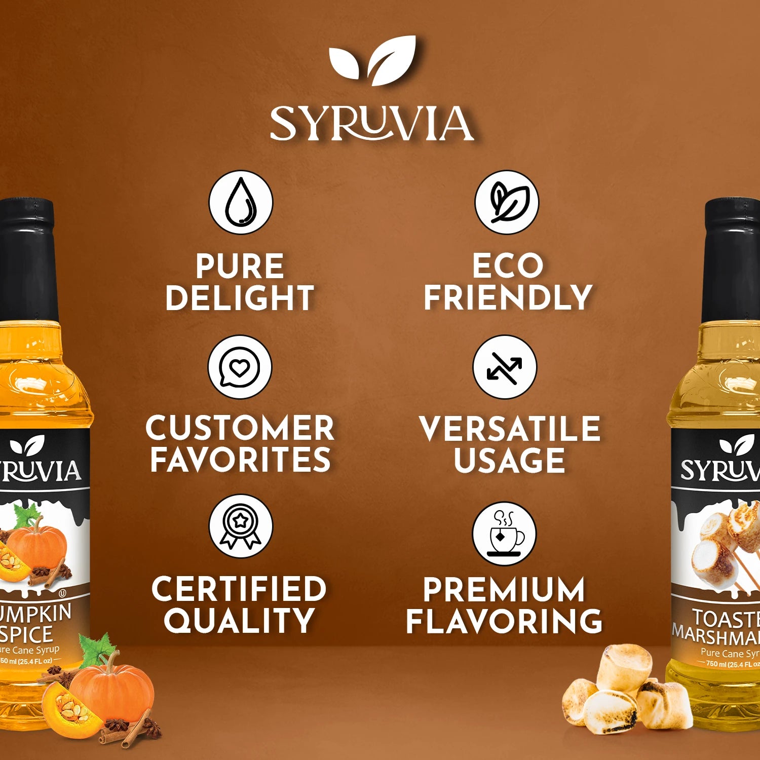 Pumpkin Spice Coffee Syrup Toasted Marshmallow Coffee Syrup