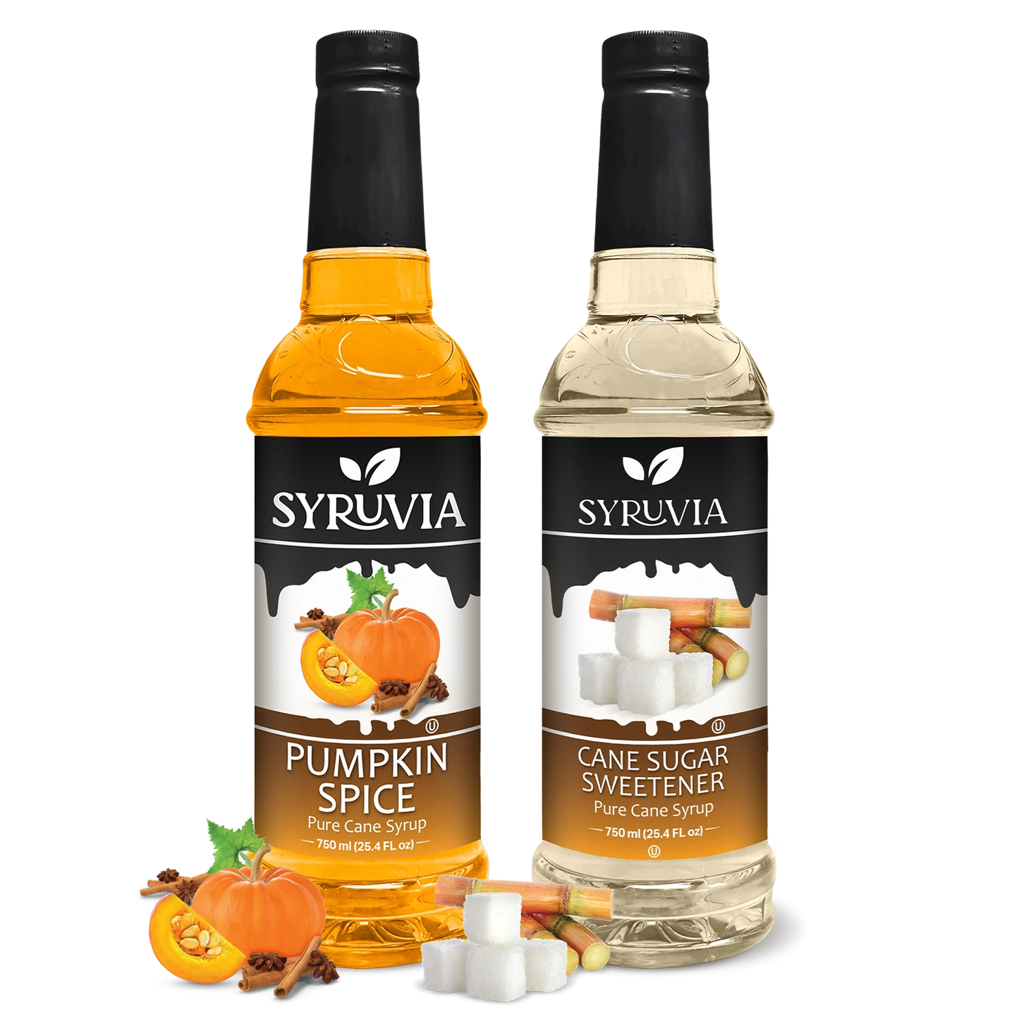 Pumpkin Spice Syrup Cane Sugar Sweetener Syrup